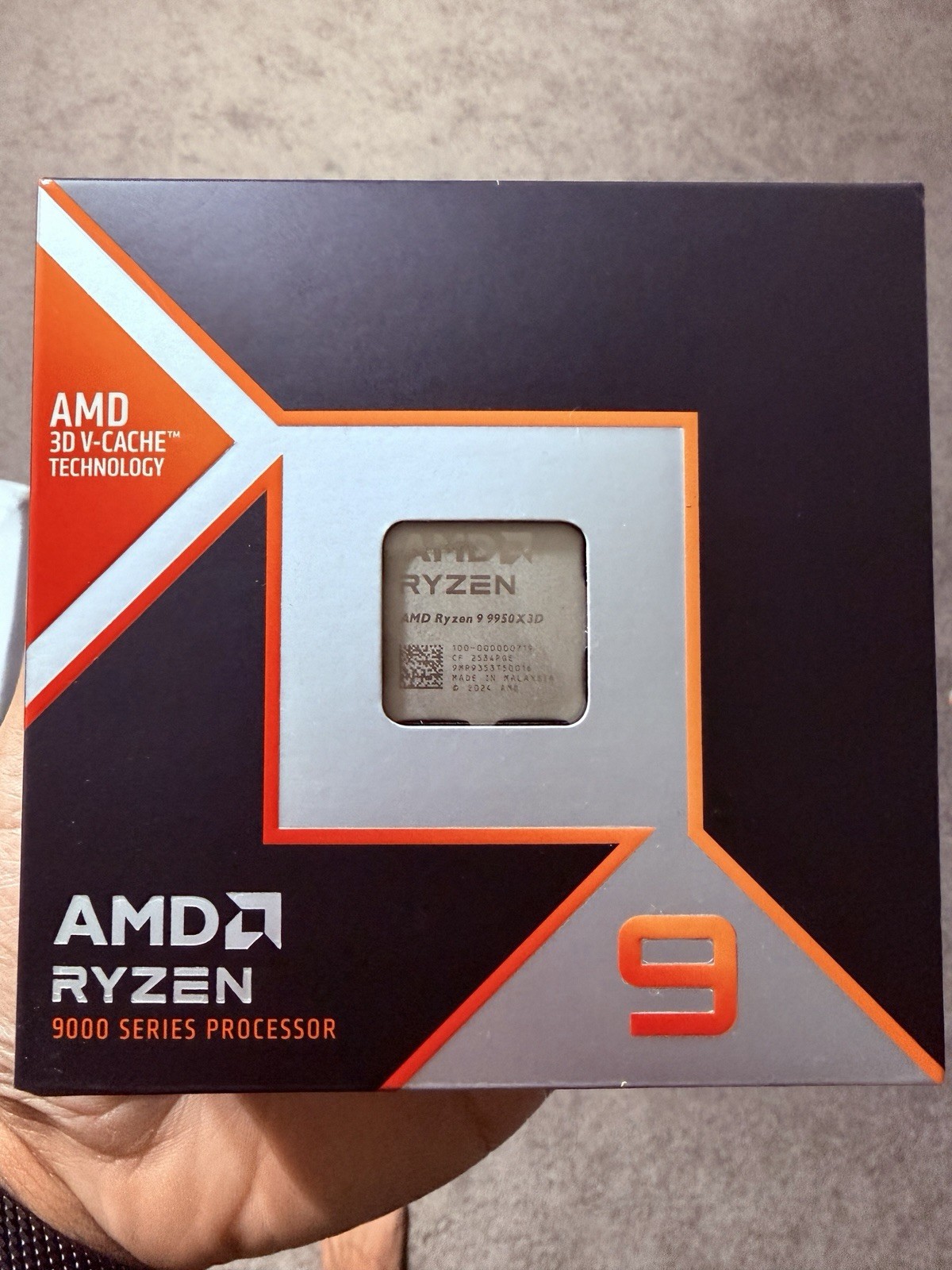 AMD Ryzen 9 9950X3D 4.3 GHz 16-Core 32-Thread Processor AM5 Socket SEALED