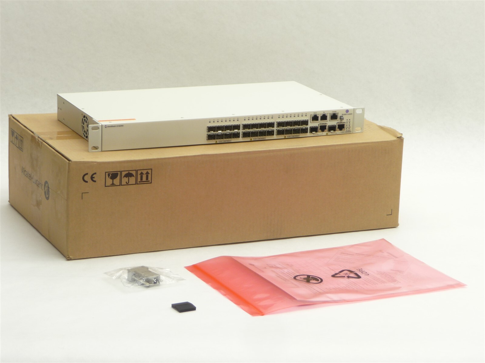 NEW ALCATEL-LUCENT OMNISTACK OS-LS-6224U 902667-90 24-PORT SFP MANAGED SWITCH