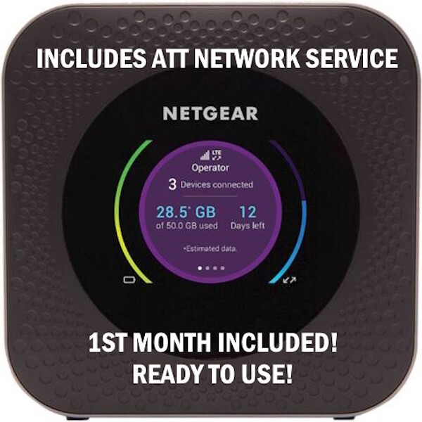 NETGEAR MR1100   HOTSPOT ROUTER  ✅   INCLUDES TRIAL MONTH ✅ UNLIMITED DATA
