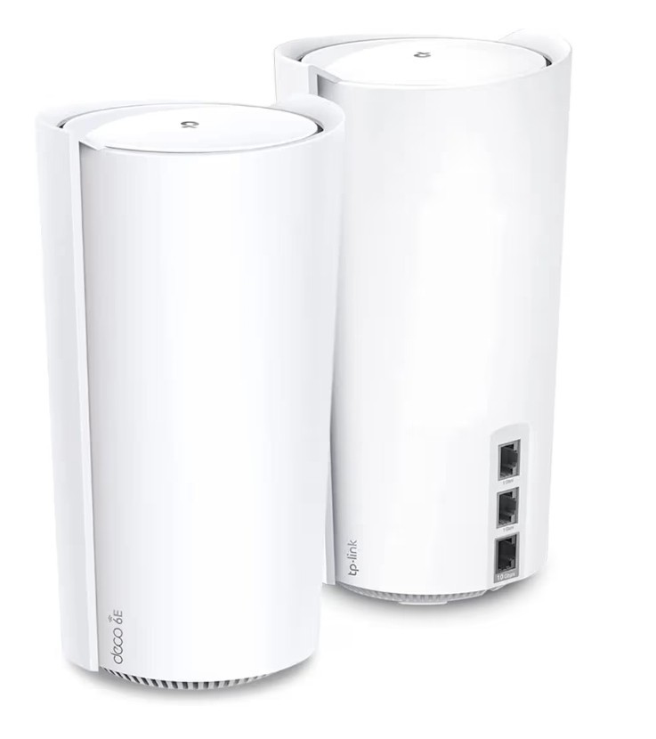 TP-Link Deco XE200 Mesh WiFi AXE11000 Tri-Band WiFi 6E (2-Pack)