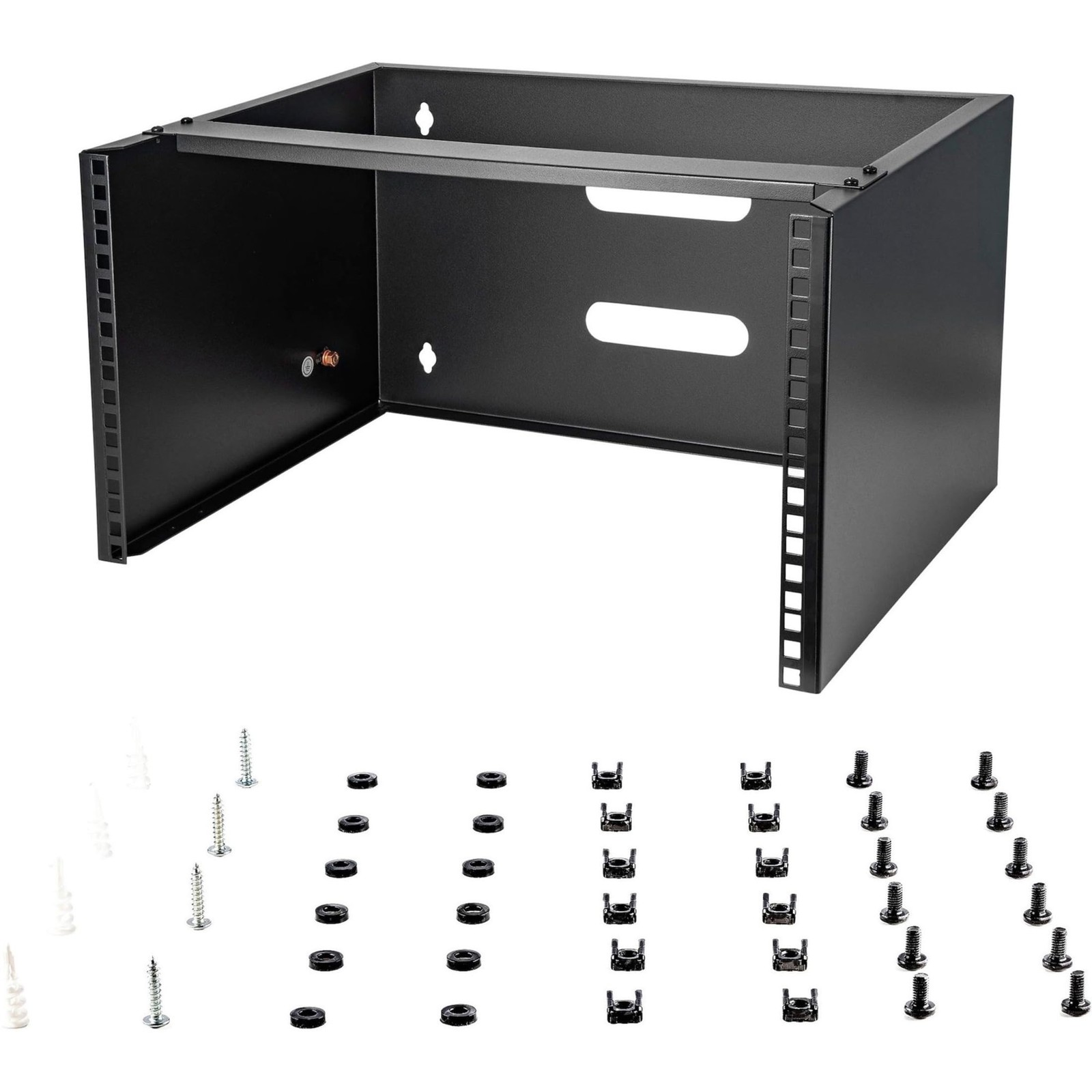 StarTech.com 6U Wall Mount Network Rack - 14 Inch Deep (Low Profile) - 19" Pa...