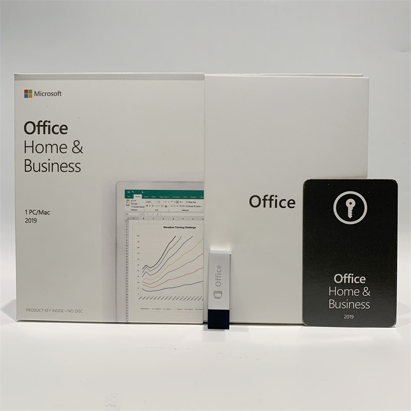 Microsoft Office Home & Business 2019 DVD And KeyCARD for Windows New Sealed