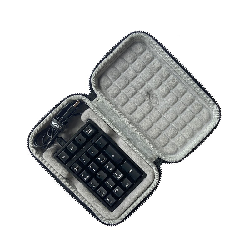 Black Portable Storage Carry Case Box For Leopold FC210TP PD Mechanical Numpad