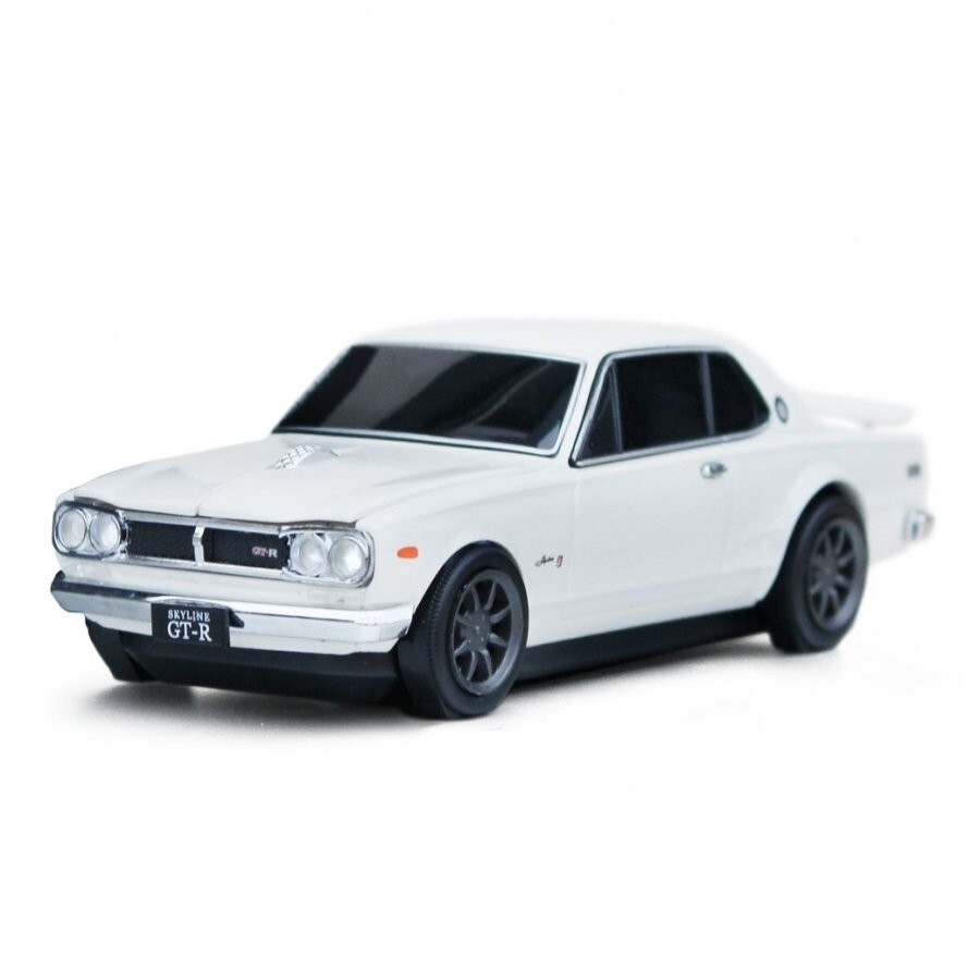 Nissan Skyline GT-R White Click Car Mouse/Wireless Mouse Japan limited model