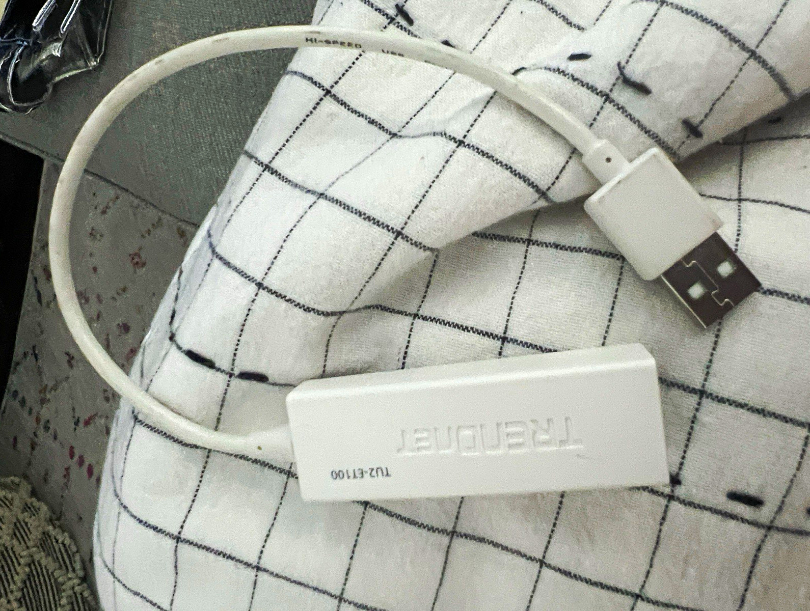 TRENDnet TU2-ET100 USB 2.0 to Fast Ethernet 100 Mbps RJ-45 Adapter, White
