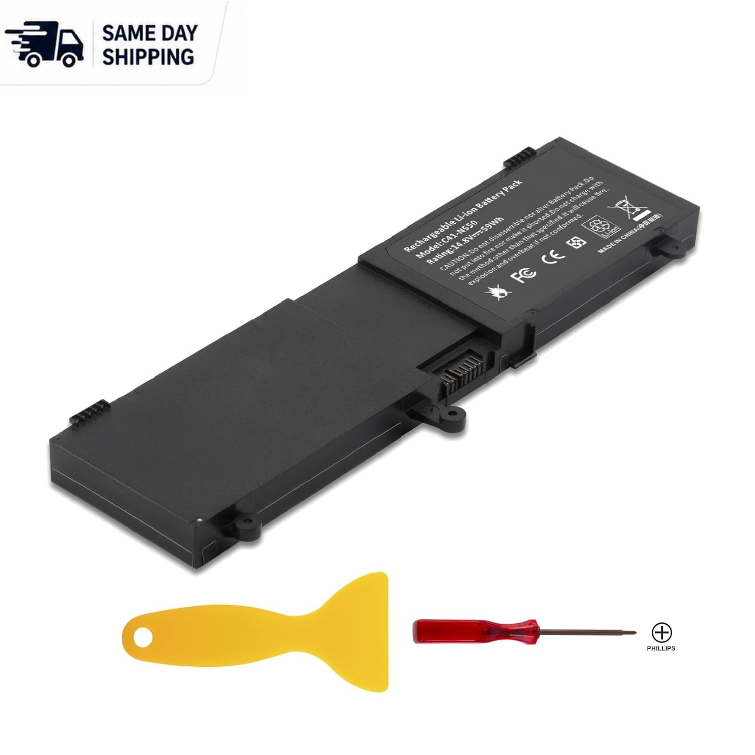 Genuine C41-N550 Laptop Battery Replacement - Fast Customer Support Included