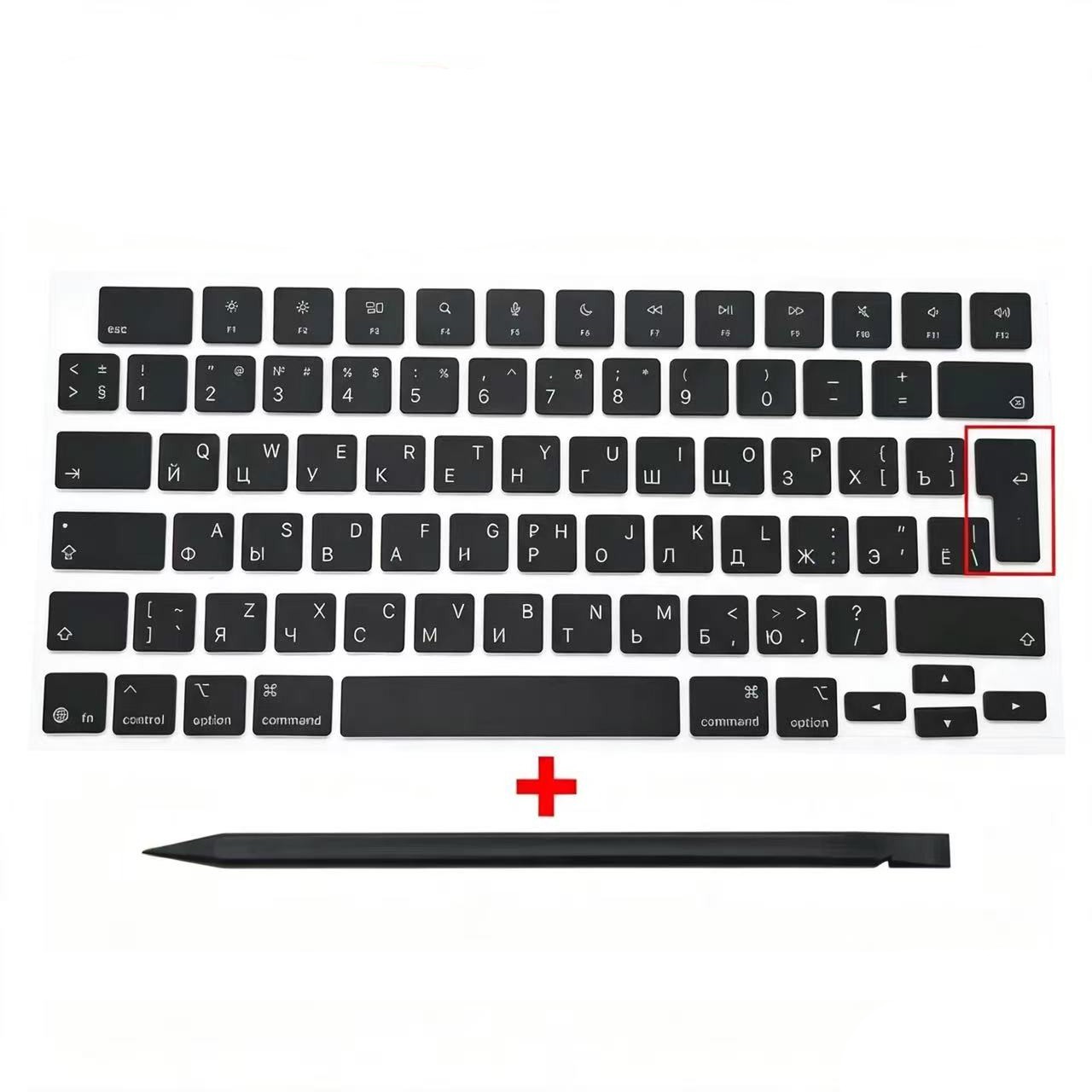 New Laptop Keycap UK-Russian For MacBook Pro 14 inch M5 A3434 EMC 8896 2025 Year