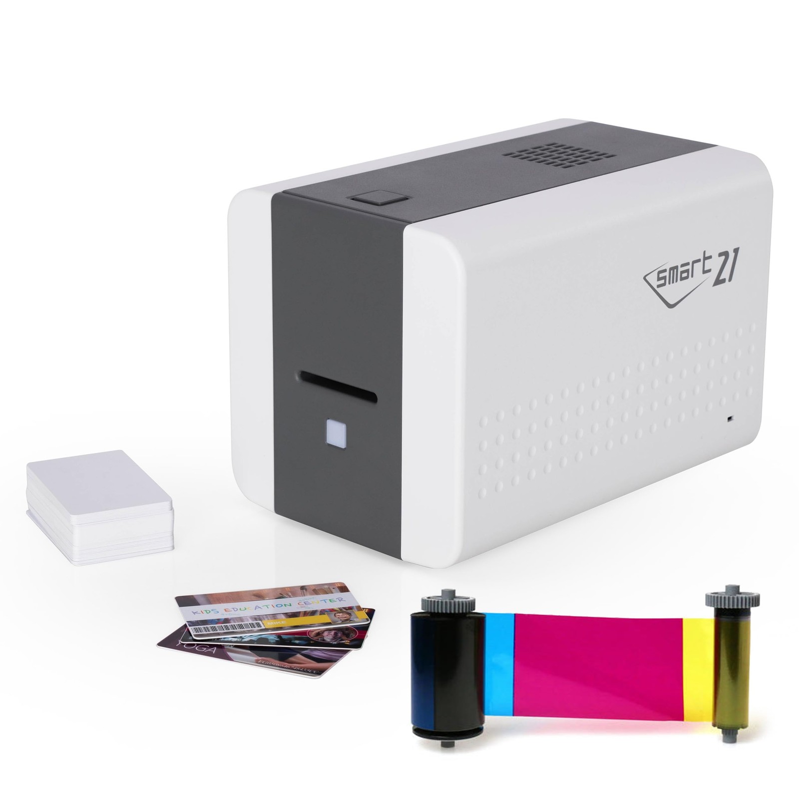 Printer Card Simplex IDP SMART-21S Kit 100 YMCKO Ribbon 653311K ID