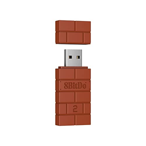 8BitDo Wireless USB Adapter 2 for Switch PC Mac Steam Deck PS5 Xbox Y863963
