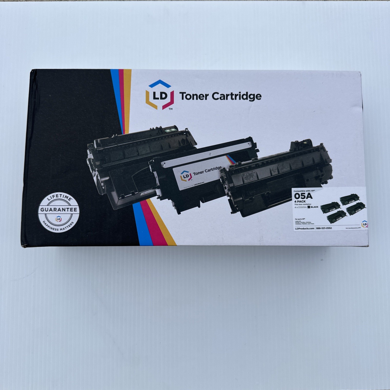 X3 New In Box Sealed TN-350 LD Compatible Toner Cartridge - Black; Lot Of 3