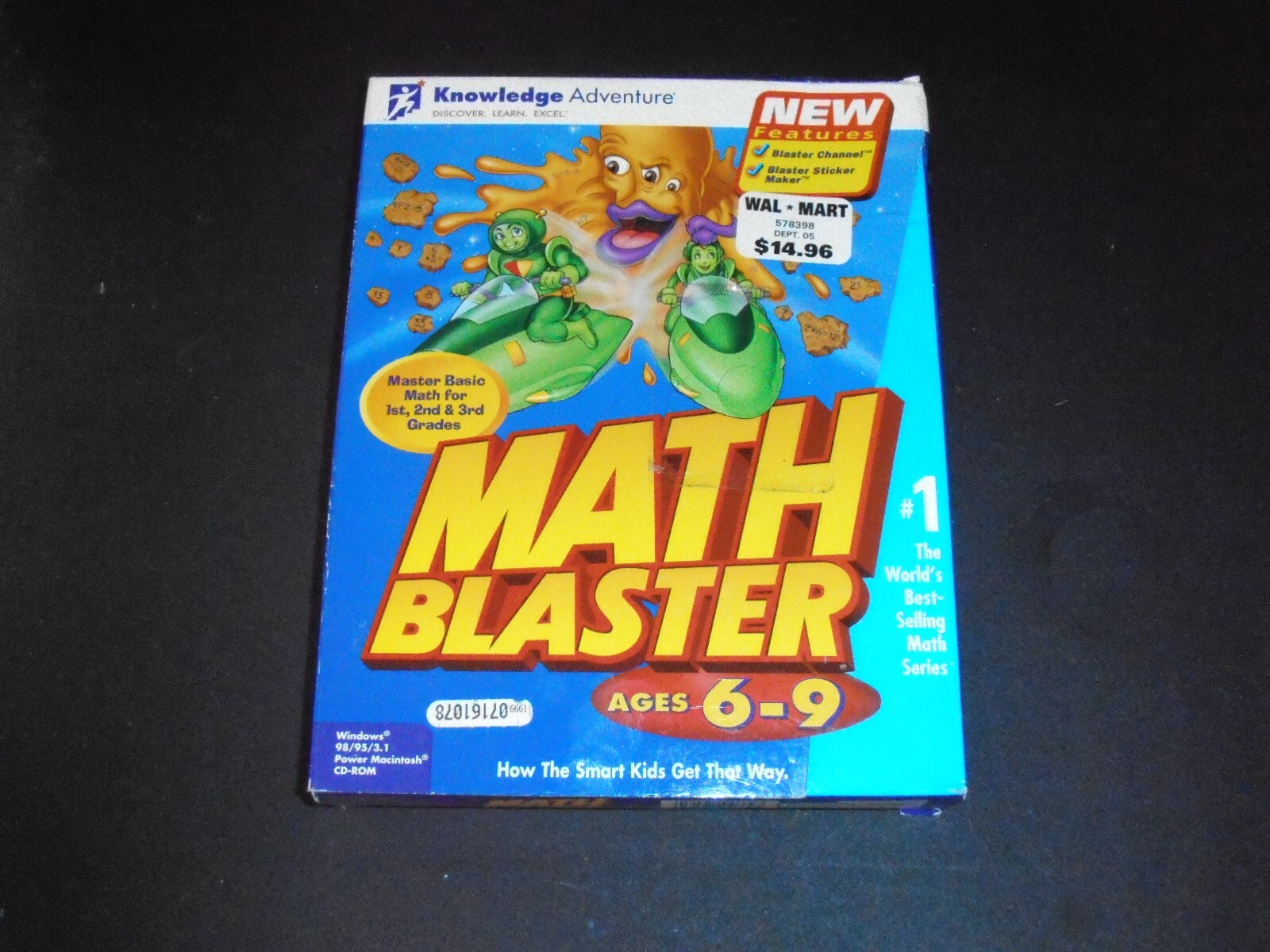 Math Blaster ages 6-9 (PC, 1998)