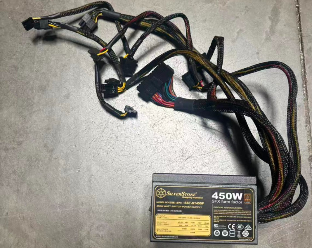 SilverStone SST-ST45SF V3.0 450W Plus Bronze SFX PSU SG05 SG06 FT03-MINI