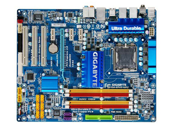 For GIGABYTE EP45-UD3 motherboard P45 LGA775 4*DDR2 16G ATX Tested ok