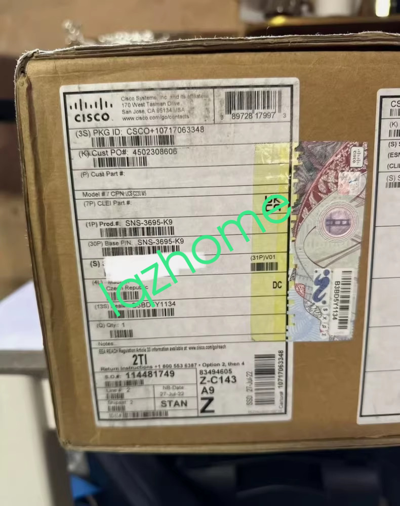 1PCS Cisco SNS-3695-K9 Large scale secure network server new via FedEx or DHL