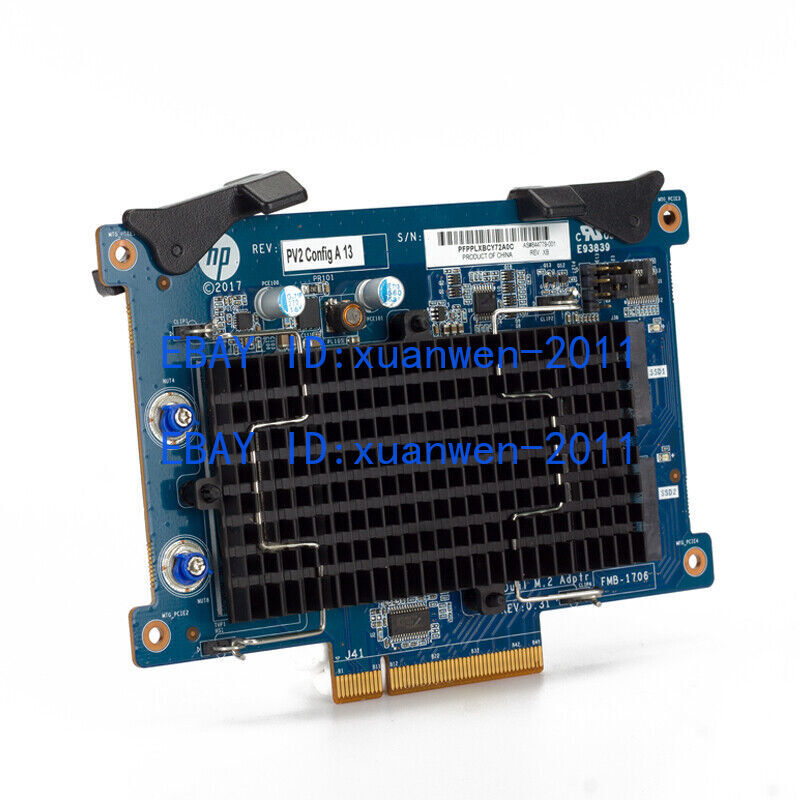 HP 933576-001 Turbo Drive Dual M.2 SSD Adapter for Z8 G4 864764-002 844779-001