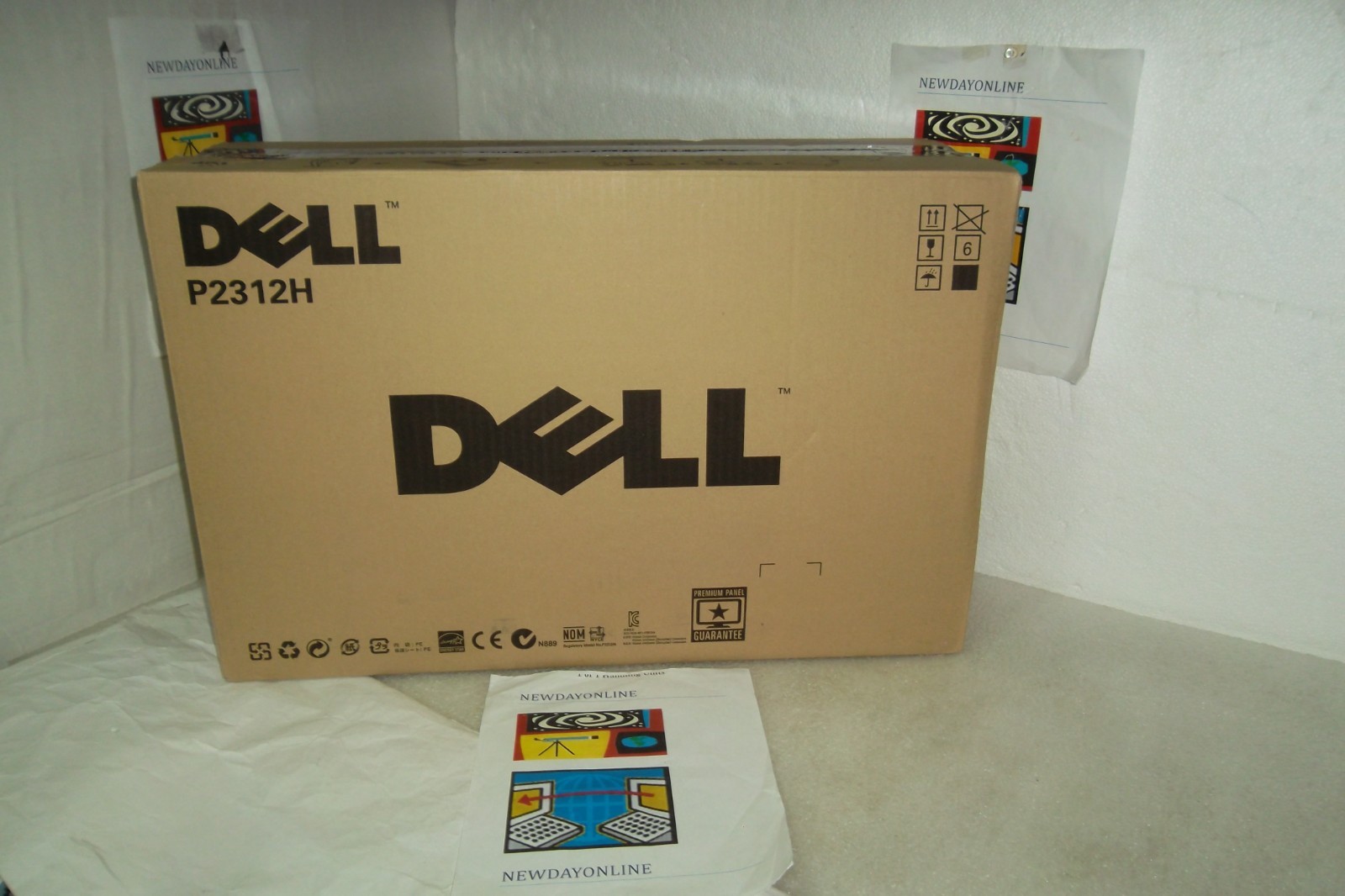 Dell P2312H 23" Widescreen LED Monitor 1080p USB Hub DVI VGA P2312Ht XTK9N NEW