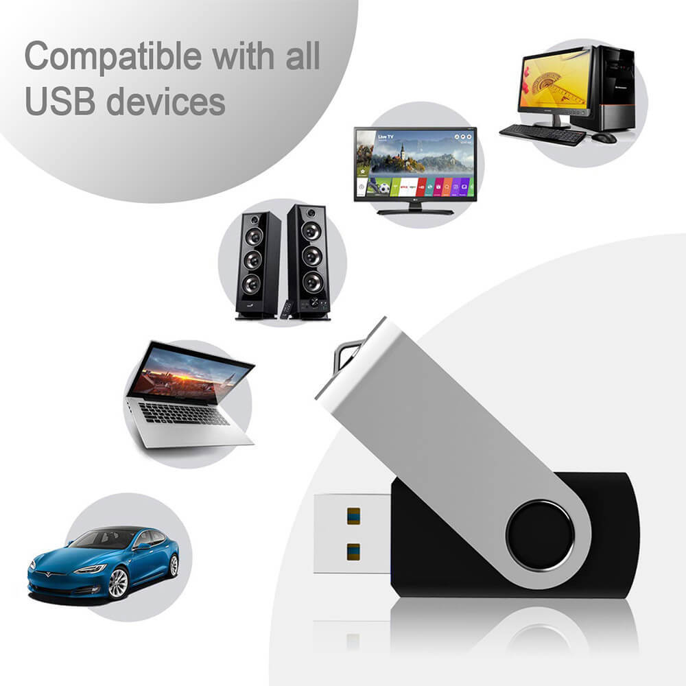 10x 128MB/256MB/512MB Memory Flash Drive Swivel Memory Stick Pen Drive Storage