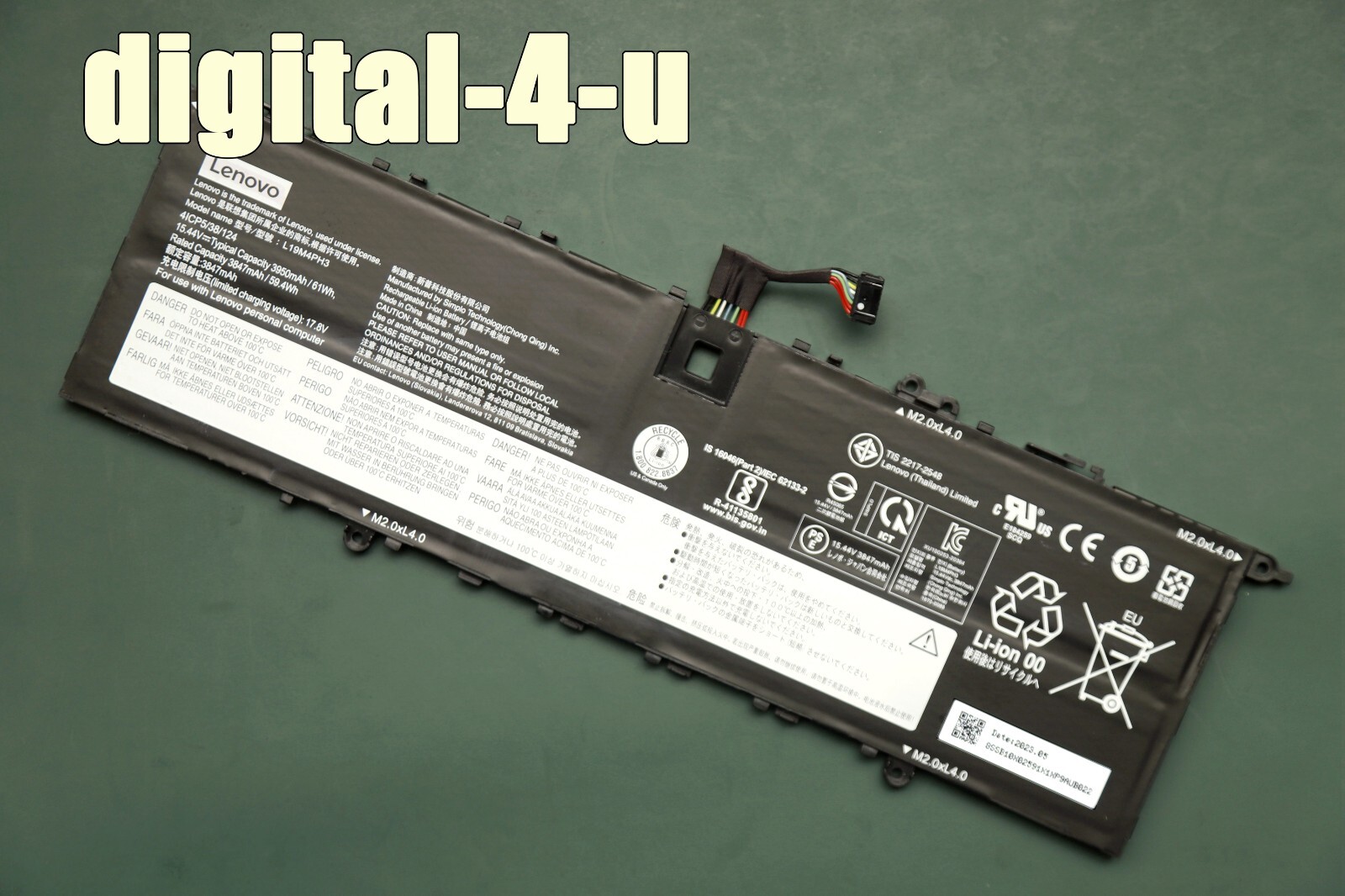 Genuine L19D4PH3 L19C4PH3 L19M4PH3 Battery for LenovoYoga Slim 7 Pro 14 14s 2021