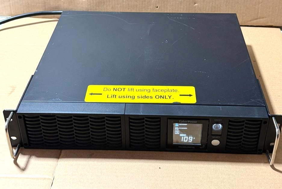 CyberPower PR2200LCDRT2U UPS System, 2150VA/1980W NO BATTARIES
