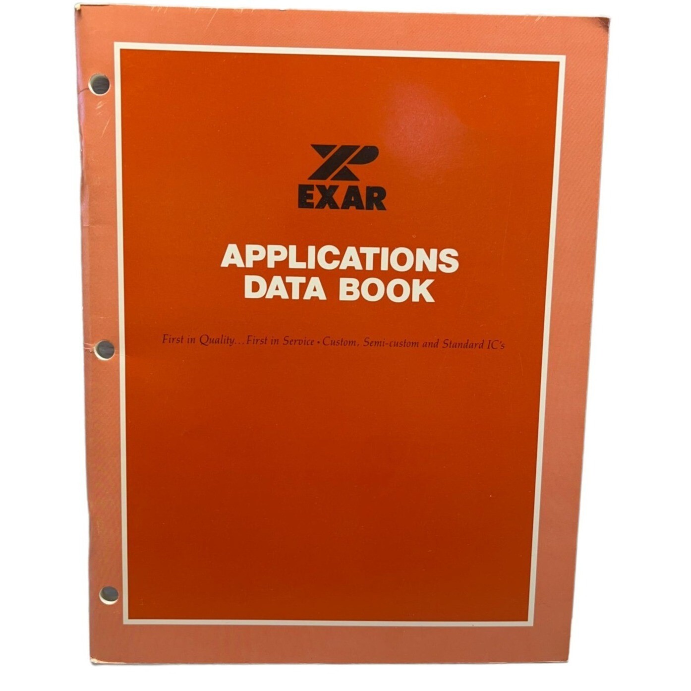Exar Applications Data Book Booklet User Manual Vintage 1979 Modems Repeaters