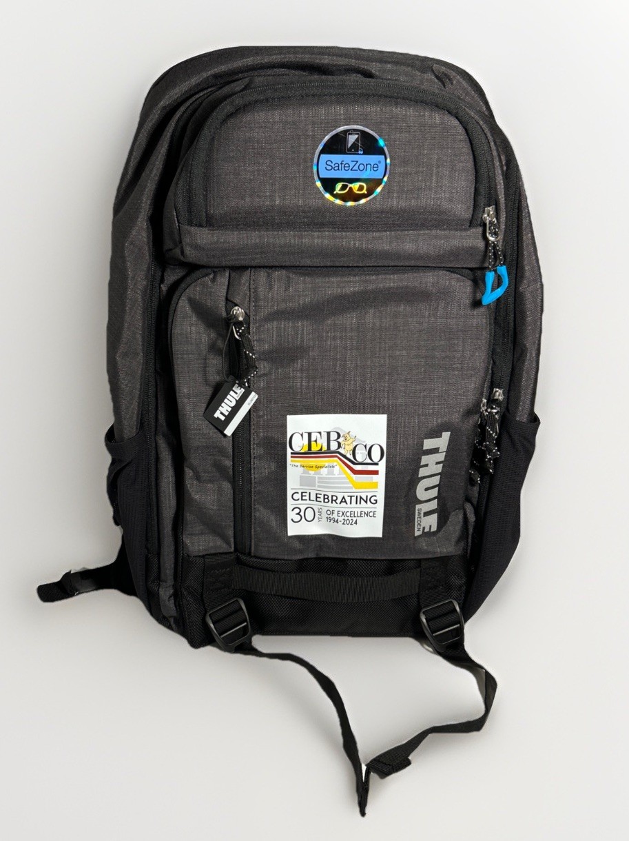 Thule Stravan Backpack 15" Laptop Sleeve Multi Pocket - Gray/Black NWOT (Logo)