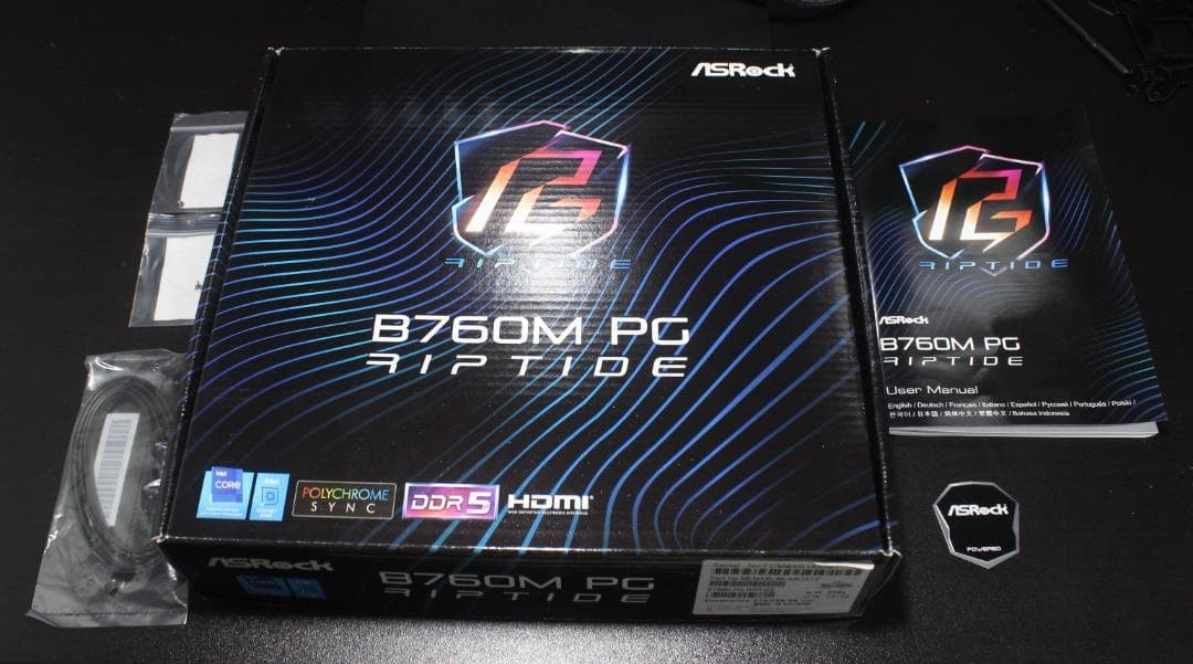 ASRock B760M PG Riptide Micro ATX Motherboard LGA1700
