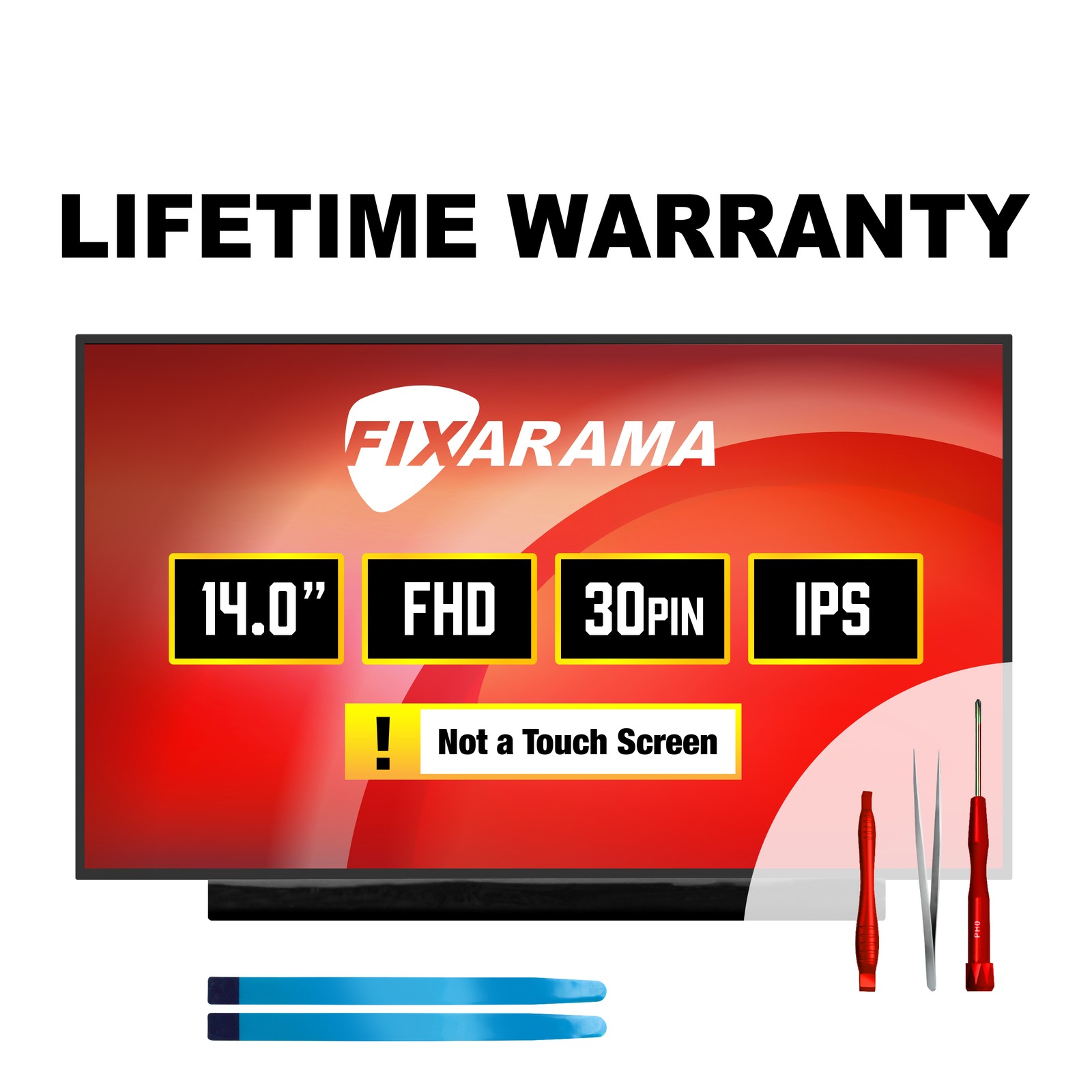 LG LP140WF8(SP)(R9) FHD IPS 30pin Matte LCD Screen + Tools GRADE A+ FIXARAMA