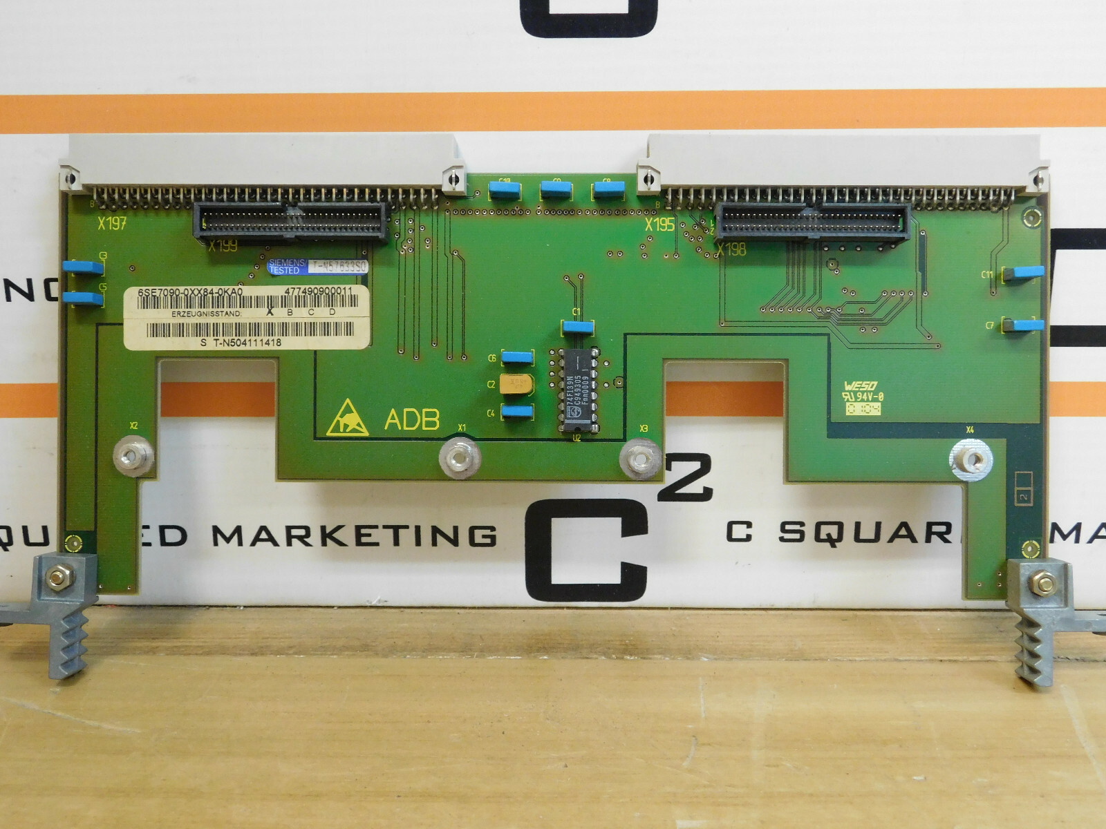 Siemens 6SE7090-0XX84-0KA0 Backplane Adapter Module Board Simovert CSQ