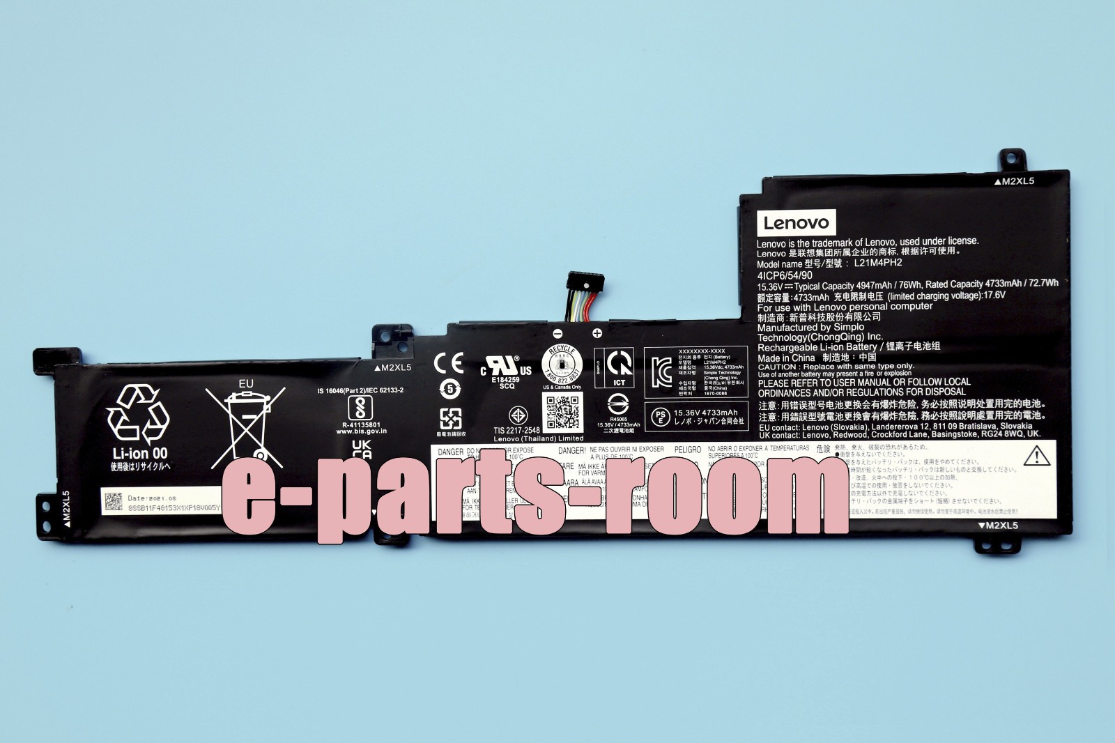 New Genuine L21C4PH2 L21L4PH2 L21M4PH2 Battery for Lenovo Ideapad 5 15IAL7 2022
