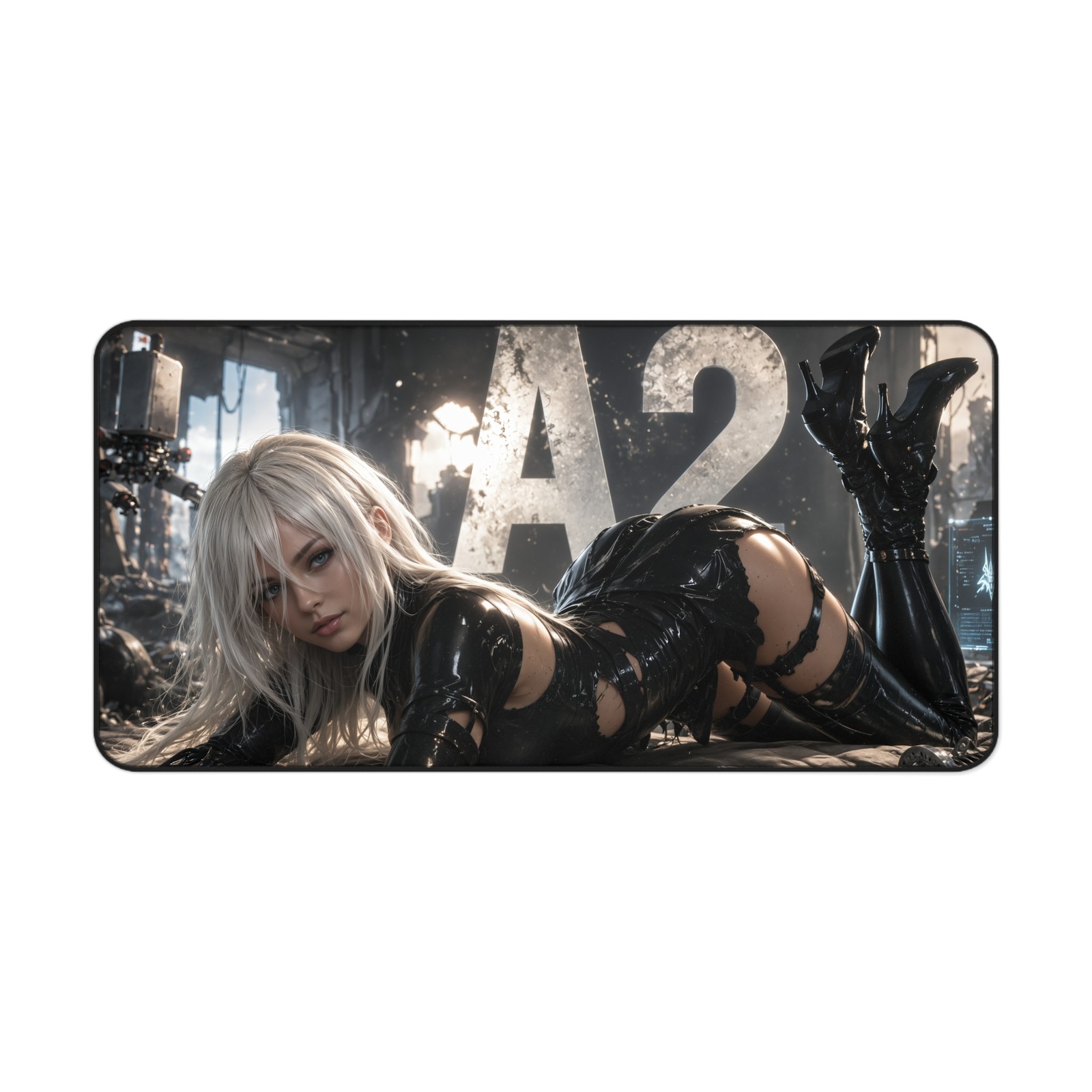 A2 Workspace Desk Mat, Character Mouse Pad with Anti-Slip Backing