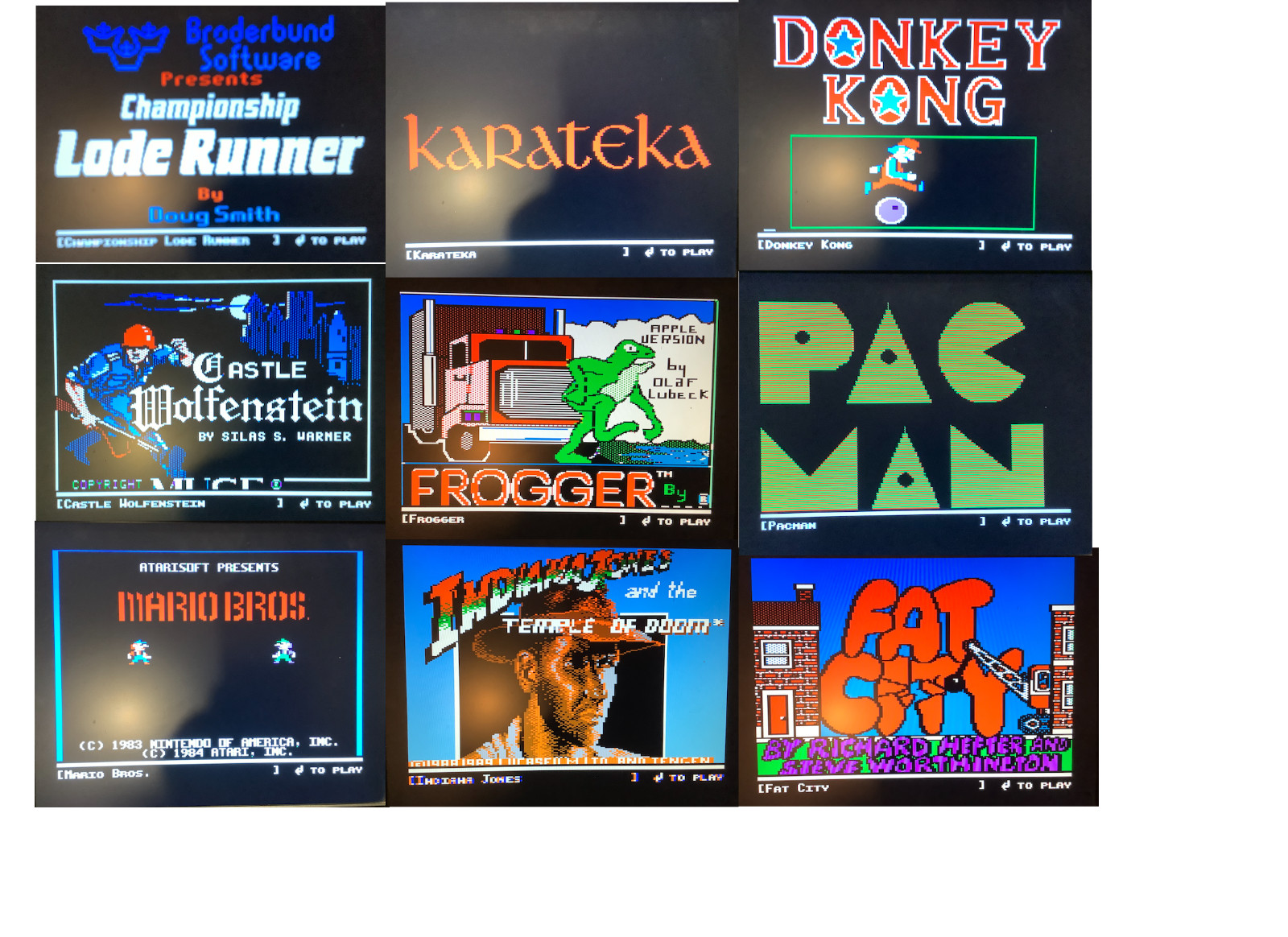 Apple IIe Enhanced Computer 500+ Games/DuoDrive/VGA Card/Serial Card SEE VIDEO