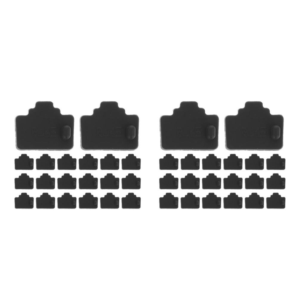 120 PCS RJ45 Ethernet Port Dust Covers - Anti Dust Plug Caps for Computer
