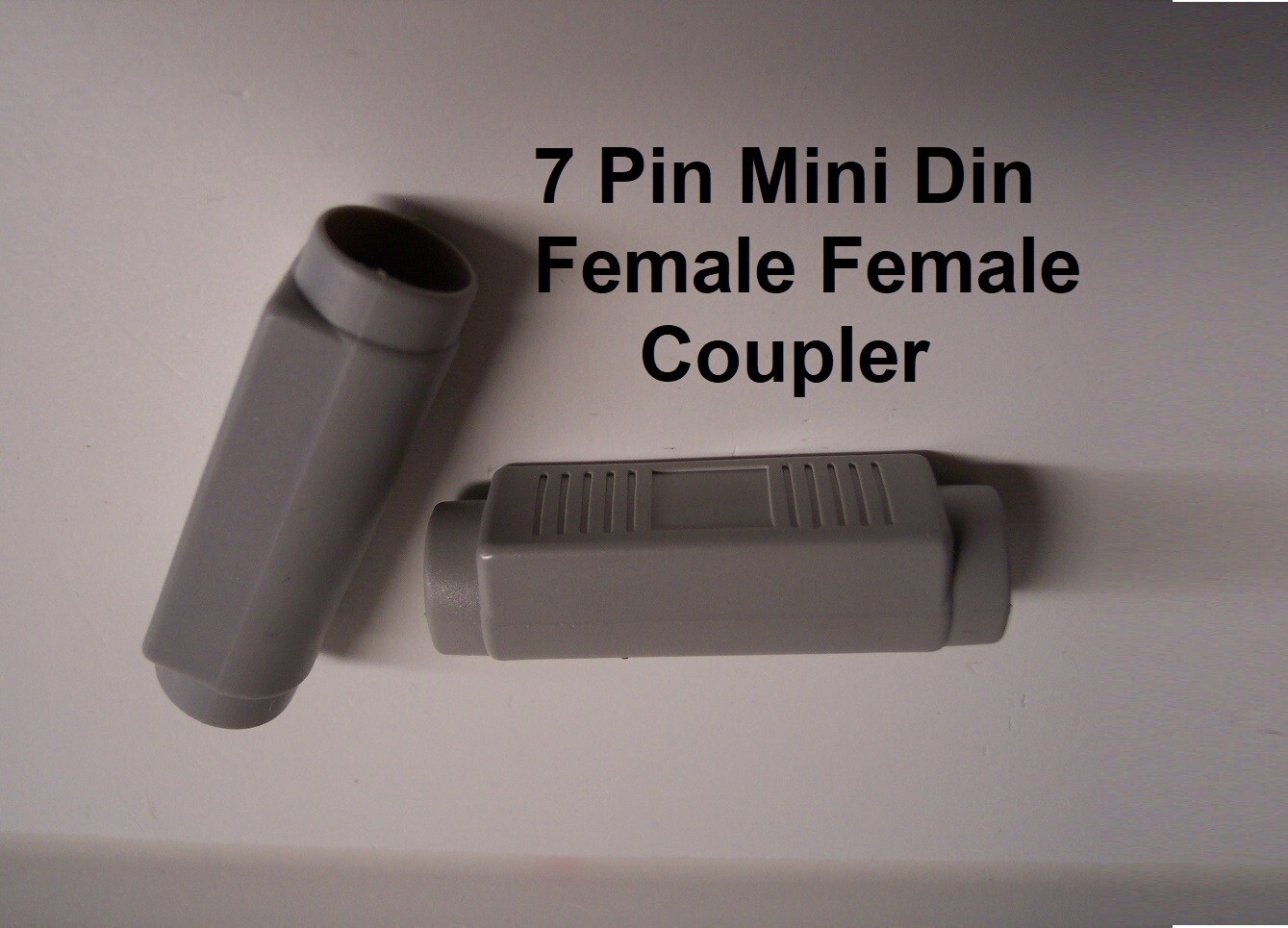 2 pk  7 Pin Mini DIN Female to Female, Coupler Adapter