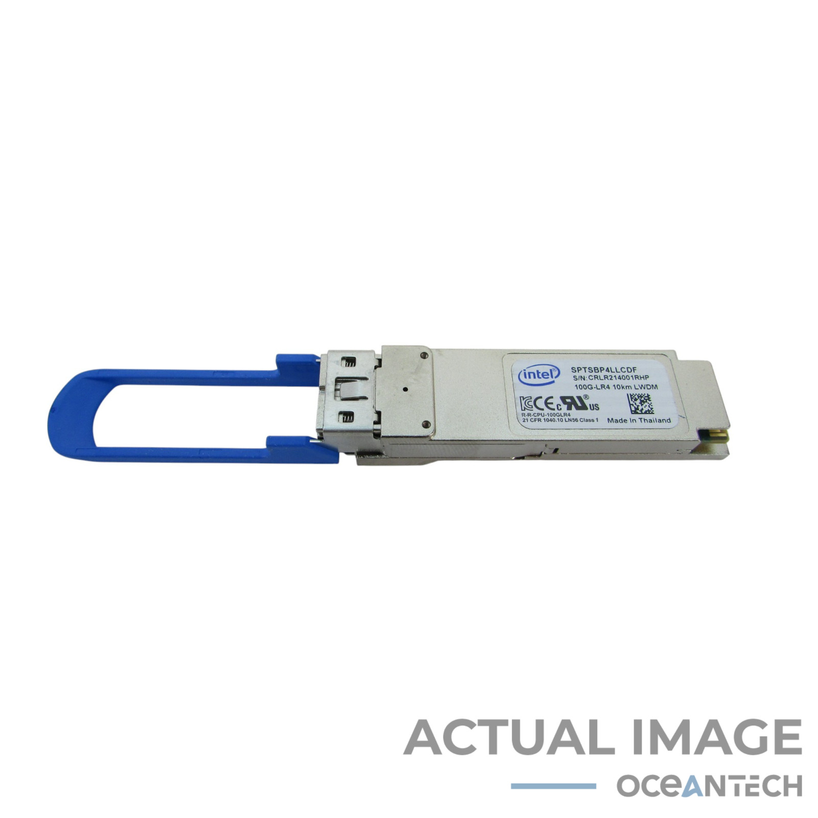 Intel SPTSBP4LLCDF 100G-LR4 10km LWDM QSFP28 Transceiver Module