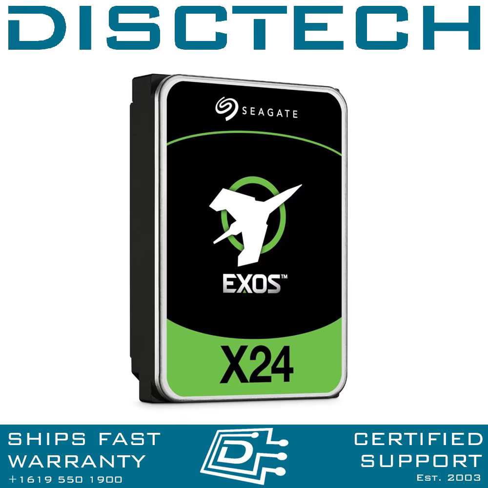 ST24000NM002H Seagate Exos X24 24TB SATA 6Gbps ISE 512e Hard Drive HDD