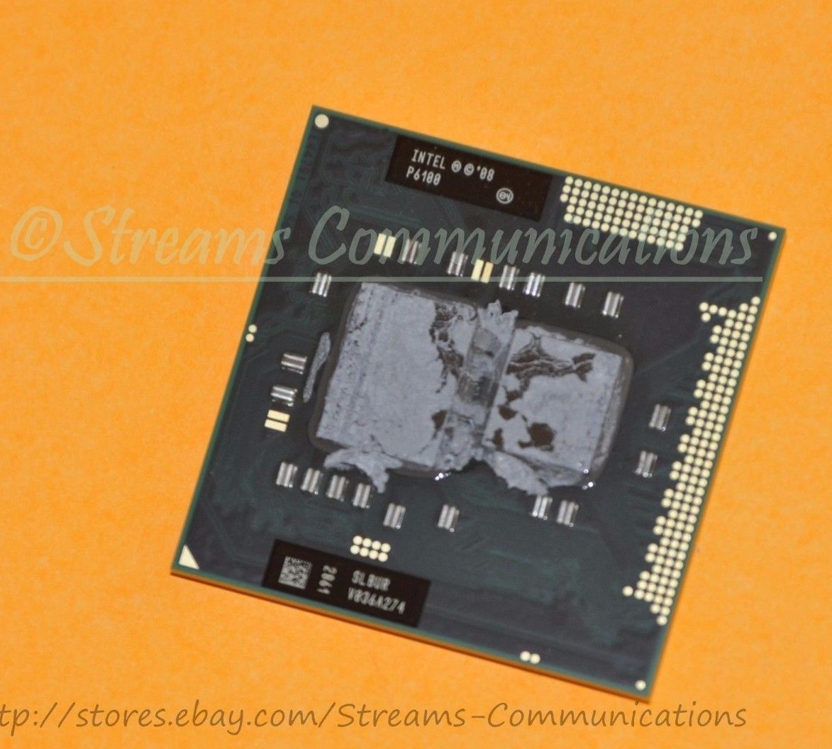 Intel Pentium P6100 Laptop CPU Processor 2.00GHz SLBUR HP G62 / G72-C55DX