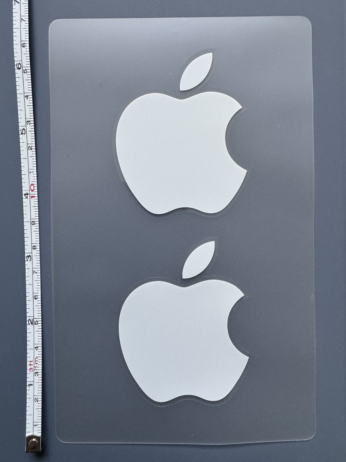 Authentic Apple White Logo Sticker Decal Large