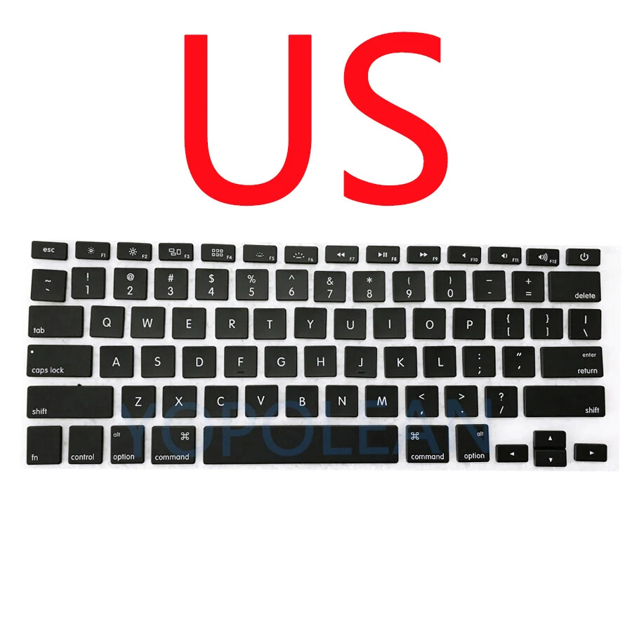 New AC07 AP11 Keys Keycaps For Macbook Air A1369 A1466 Pro Retina A1398 A1425