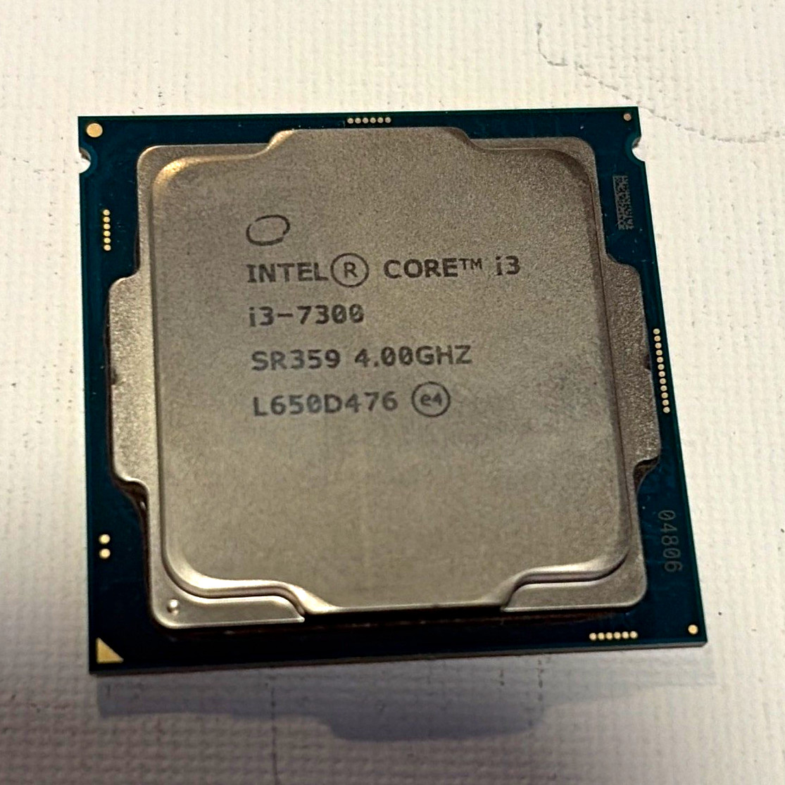 Intel Core i3-7300 4.00GHz 2-Core LGA1151 CPU Processor SR359