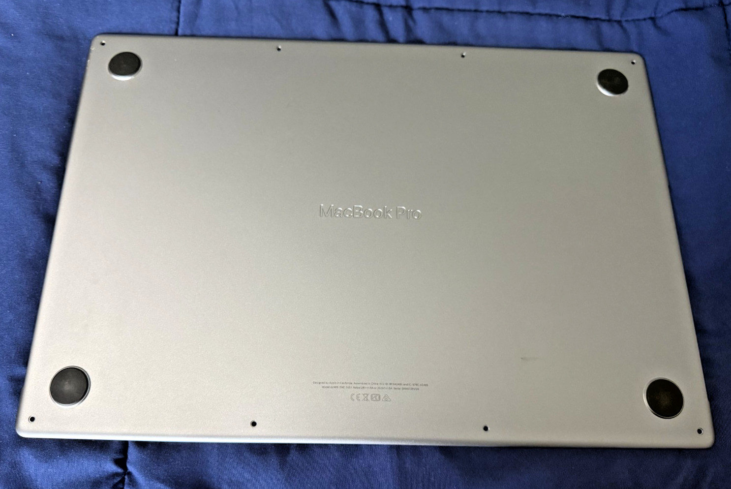 Apple MacBook Pro 16" M1 Pro Max 2021 A2485 Bottom Cover