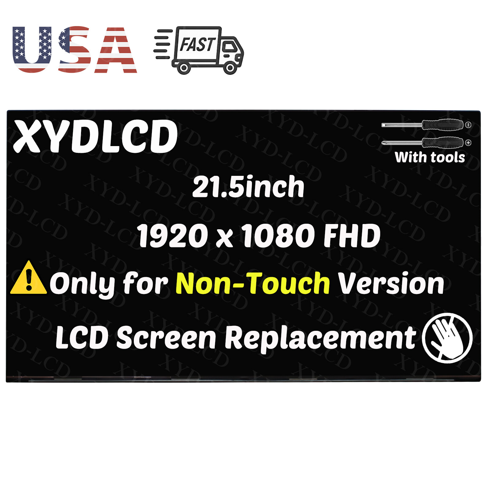 22" for Lenovo ideacentre AIO 520-22ICB AIO F0DT LCD Non-Touch Screen Display A+