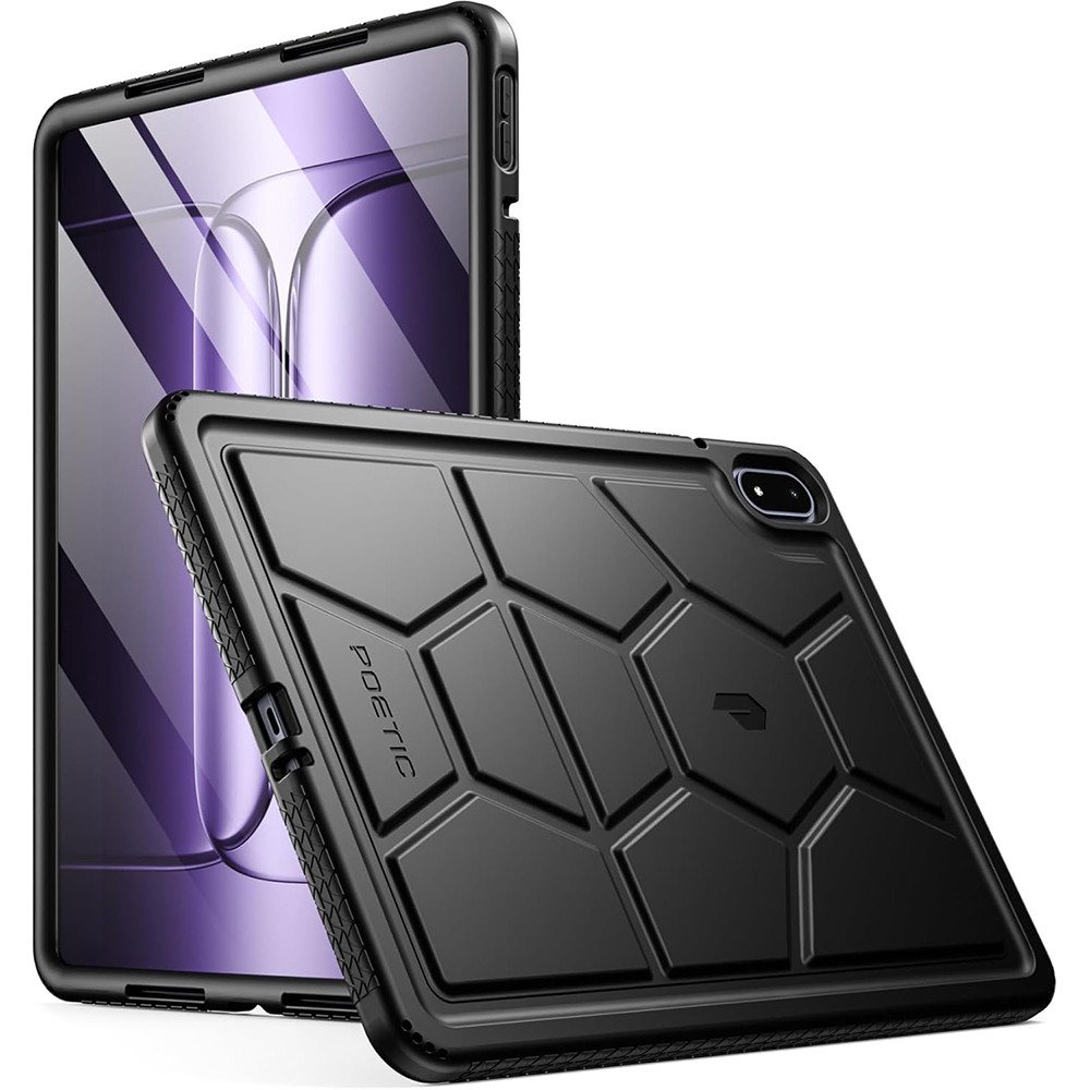 For OnePlus Pad 3 Case 13.2 inch (2025) Poetic Rugged Soft Silicone Cover Black