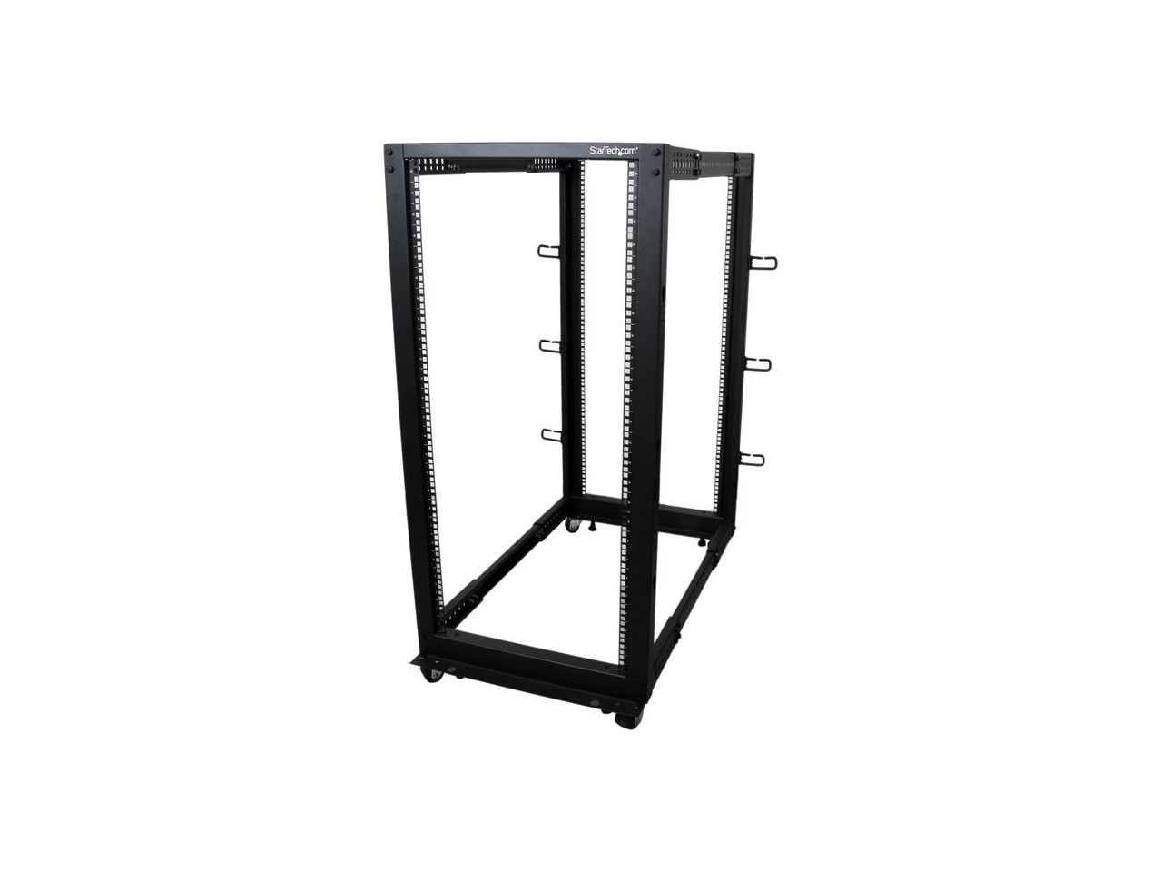 StarTech.com 4POSTRACK25U 25U Adjustable Depth Open Frame 4 Post Server Rack
