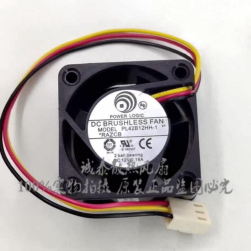 1PCS POWER LOGIC PL42B12HH-1 4020 12V 0.18A Switch Server Cooling Fan