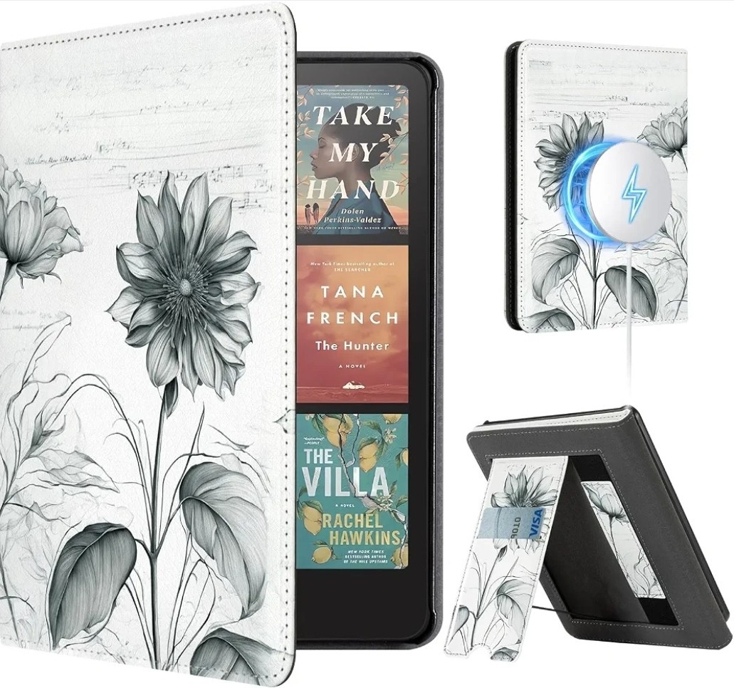 Case with Stand for Kindle Paperwhite/Colorsoft 12th Gen 2024 (7") - Sketch Sunf