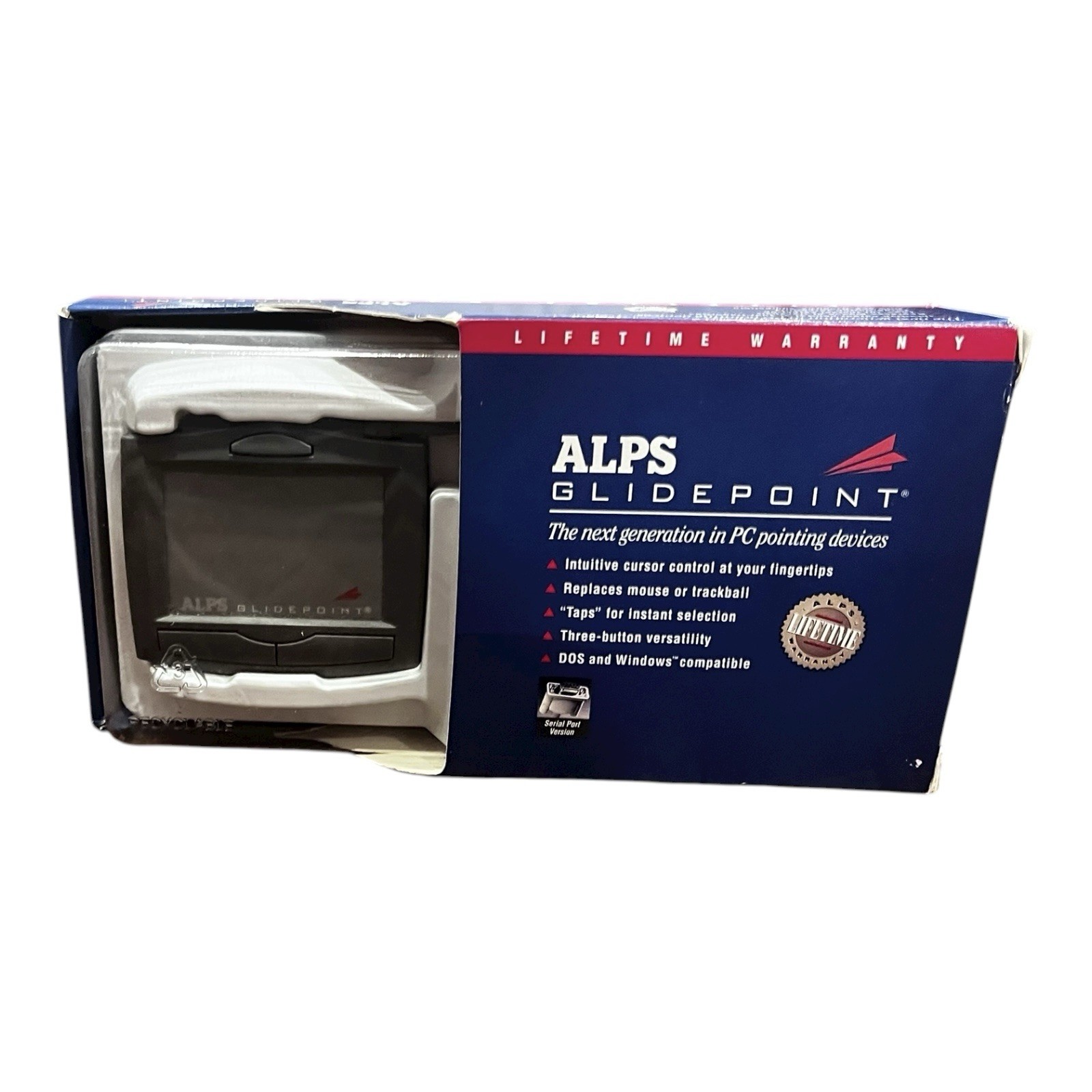 Vintage 1994 Alps Glidepoint for DOS Windows Computer - PS/2 Serial Port Version