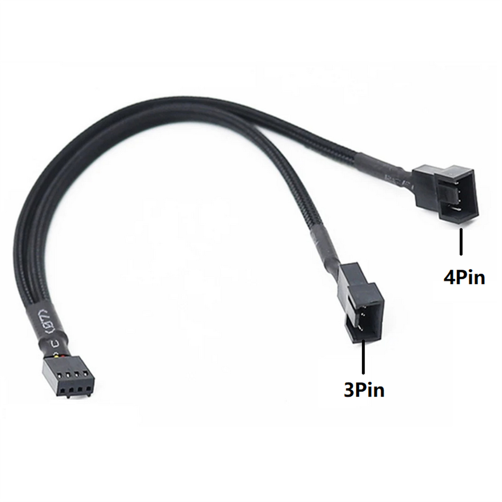 4Pin 1 To 2 Fan Extension Splitter Cable 4Pin 1 To 2 Fan Extension Cable B