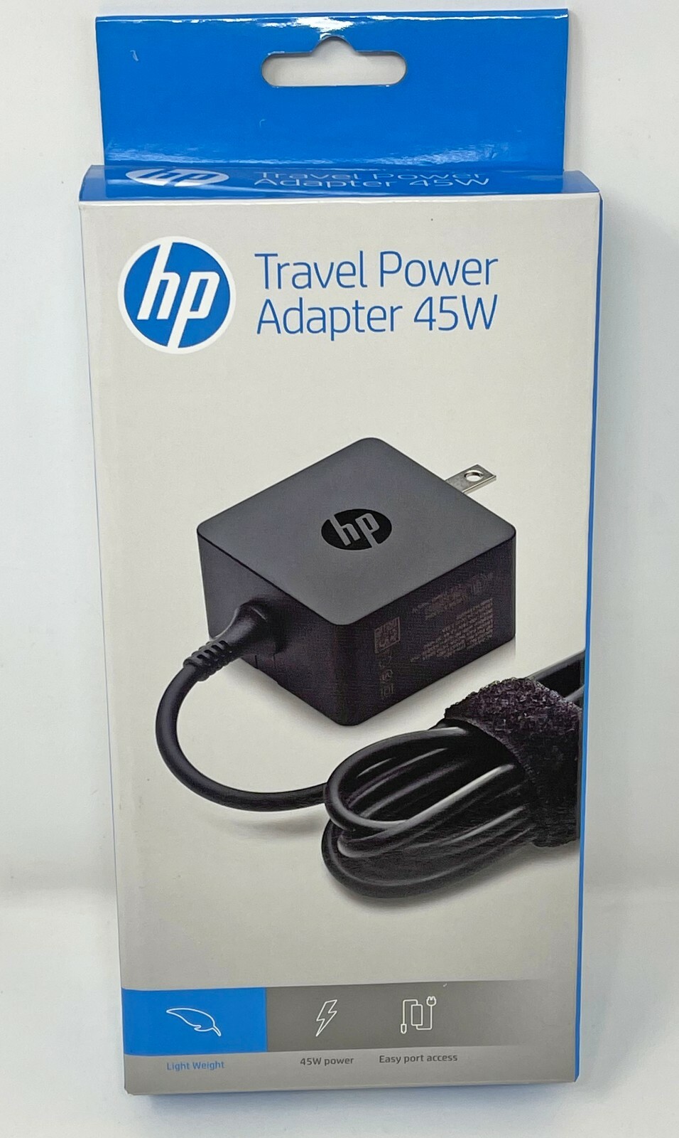 Genuine Original HP Laptop Travel Power Adapter 45W 4ME14AA#ABA New in Box