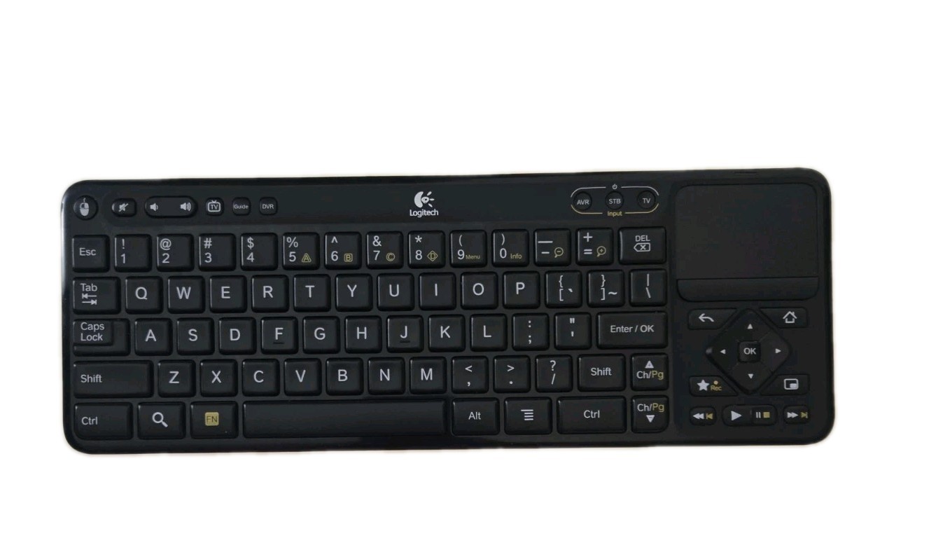 Logitech K700 Wireless Keyboard Controller Black NO Reciever No Cover