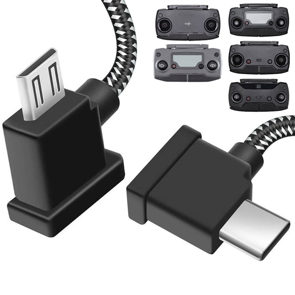 1FT Micro to USB C Remote Controller Cable for DJI Mavic Mini,Mini SE,Mavic... 